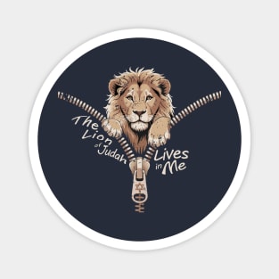 The Lion of Judah Lives in Me Magnet
